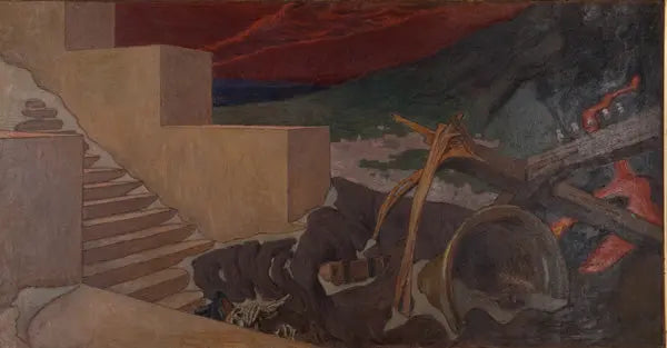 Destruction, peinture d’Akseli Gallen-Kallela
