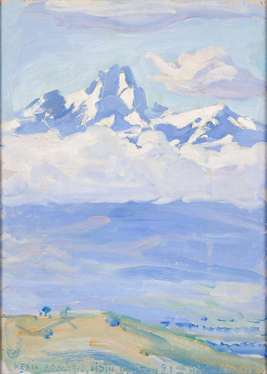Mont Kenya, anniversaire de mariage de ses parents - Akseli Gallen-Kallela