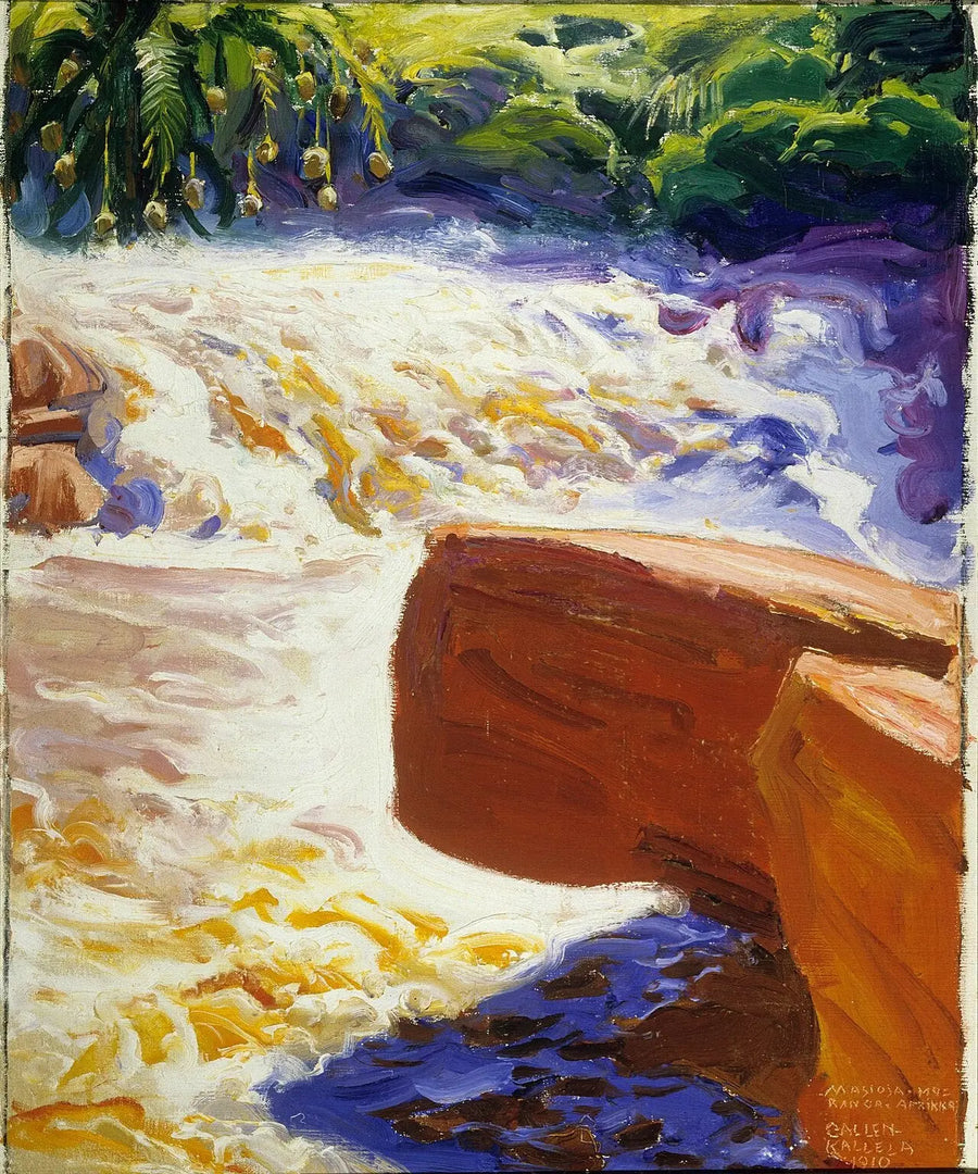 Rapides de la rivière Masioya - Akseli Gallen-Kallela