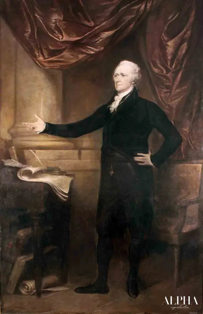 Alexander Hamilton par John Trumbull - Reproductions de tableaux et peintures haut de gamme