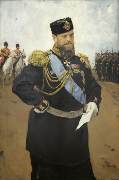 Alessandro III con un documento in mano - Valentin Serov