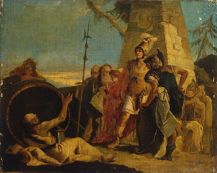 Alessandro Magno e Diogene - Giovanni Battista Tiepolo