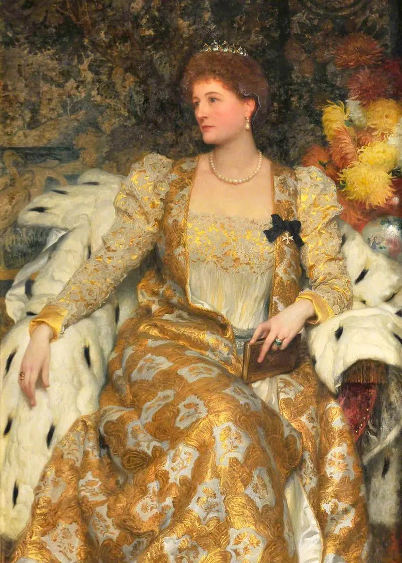 Alice Anne Graham-Montgomery, duchessa di Buckingham e Chandos e contessa Egerton de Tatton (1847-1931) - Frank Bernard Dicksee