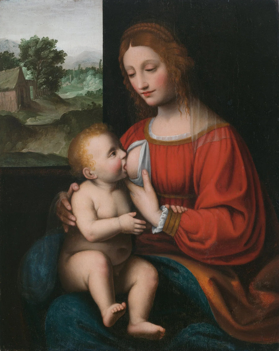 Allattamento della Vergine e del Bambino - Bernardino Luini