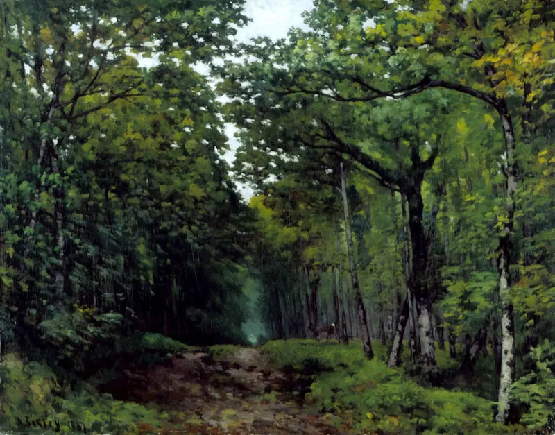 Viale di castagni vicino a La Celle Saint-Cloud - Alfred Sisley