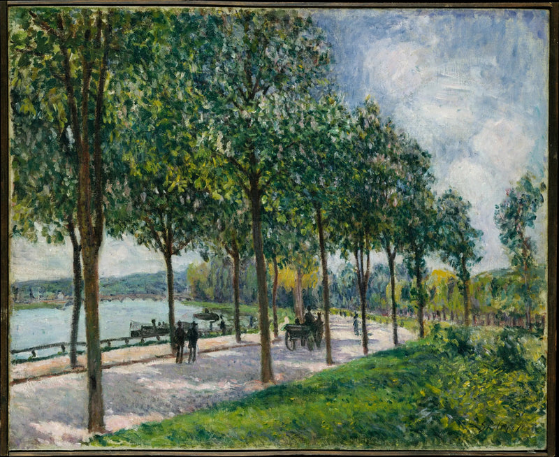 Viale dei Castagni - Alfred Sisley