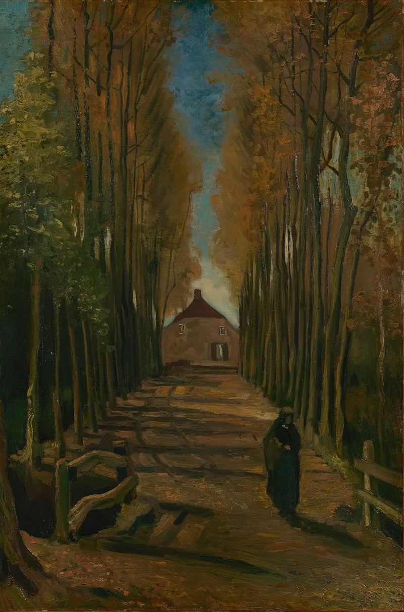 Viale dei Pioppi in Autunno - Vincent van Gogh