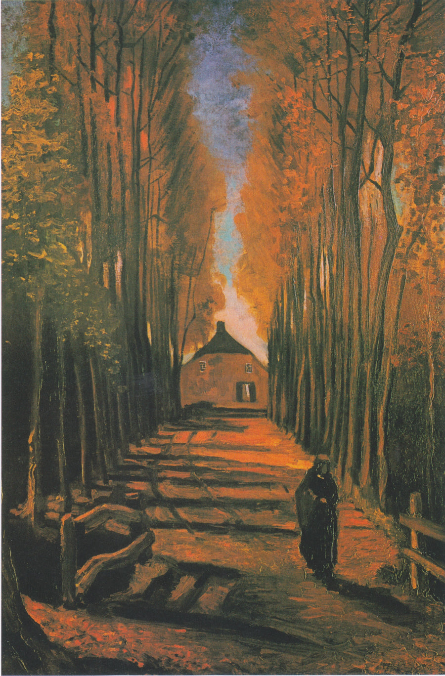Viale dei Pioppi in Autunno - Vincent van Gogh