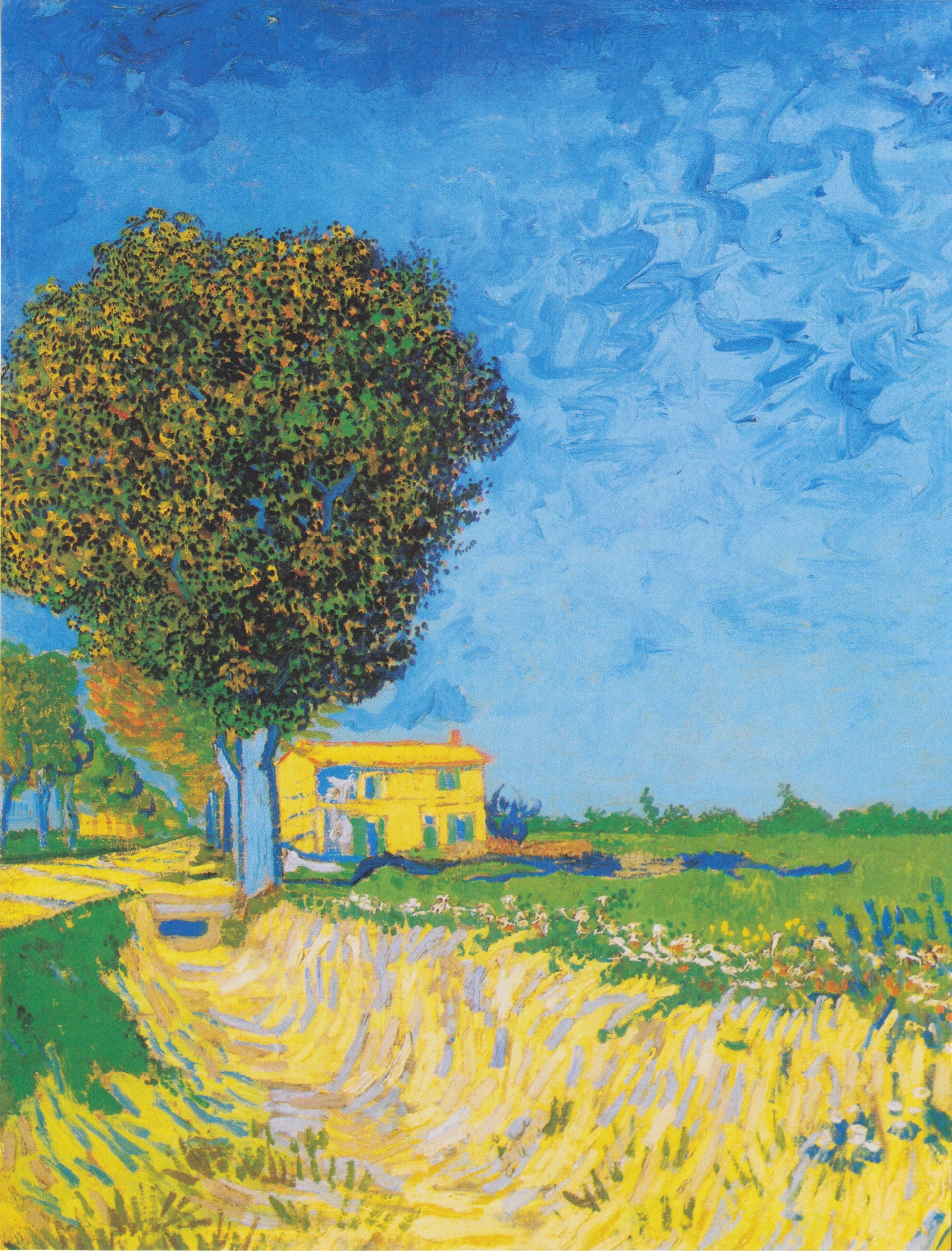 Allée près d’Arles F567 de Vincent van Gogh, musée régional de Poméranie