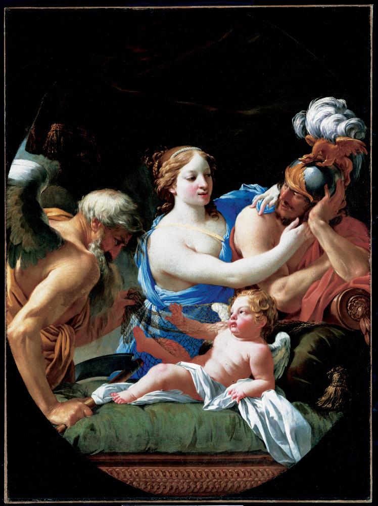 allegoria con Venere, Cupido e Crono - Simon Vouet