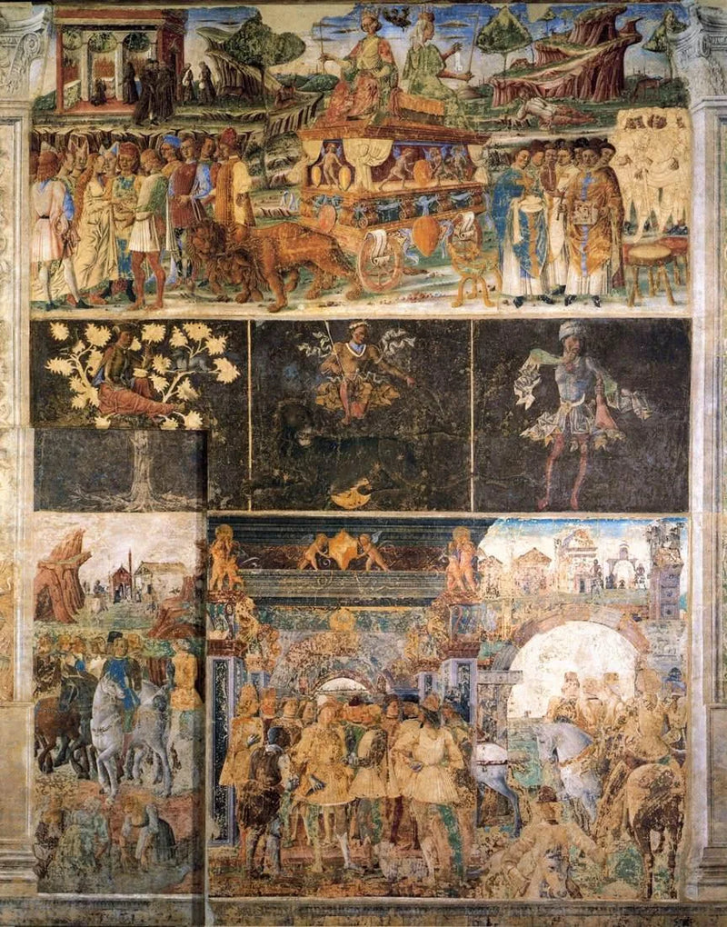 Allégorie di luglio : Trionfo di Giove e Cybèle - Cosmé Tura