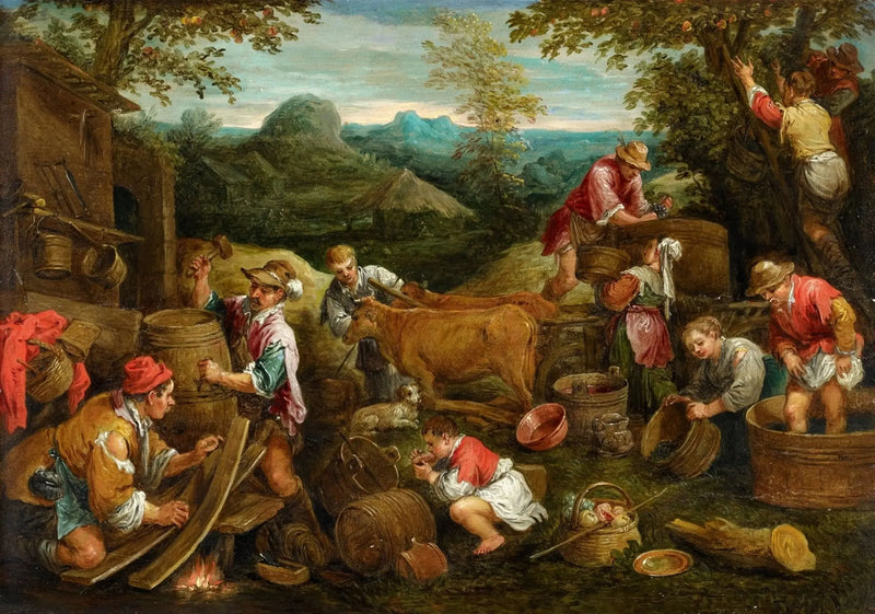 Allégorie dell'autunno - David Teniers il Giovane