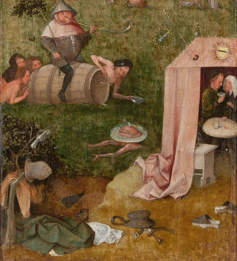 Allegoria della dissolutezza e del piacere - Hieronymus Bosch
