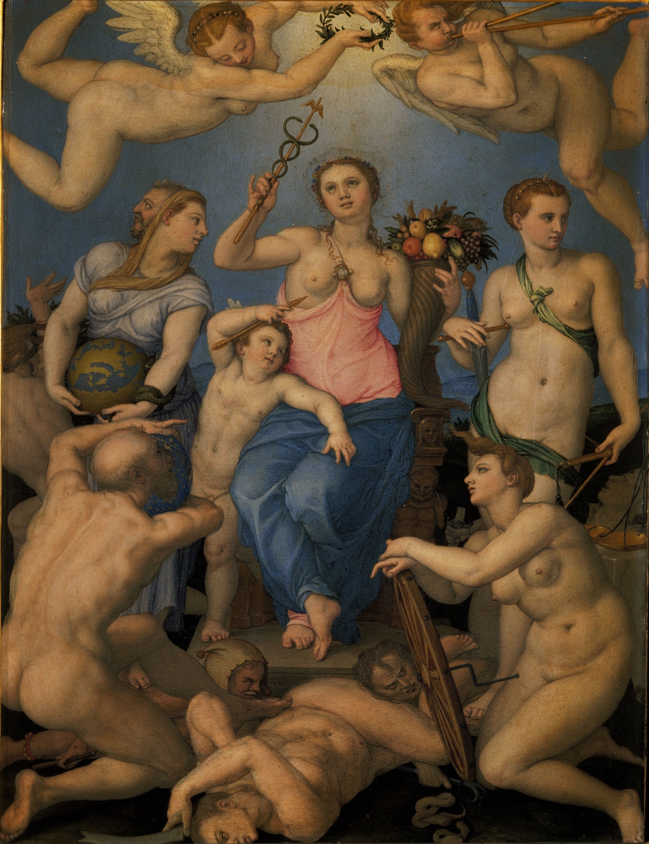 Allégorie de la Félicité - Bronzino - Alpha Reproduction