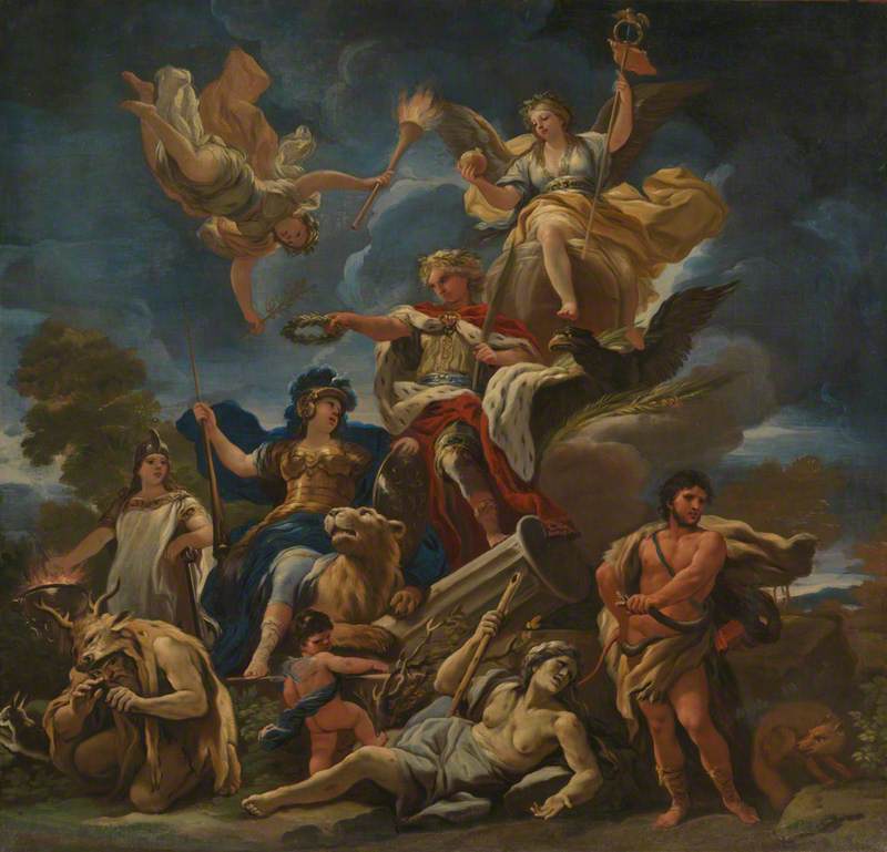 Allégorie della Forza - Luca Giordano