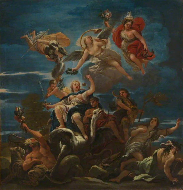 Allégorie della Giustizia - Luca Giordano