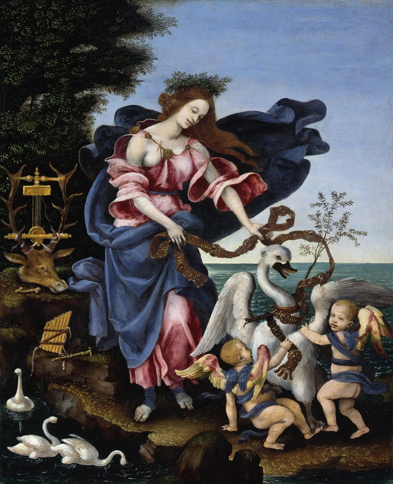 Allégorie della musica (Erato) - Filippino Lippi