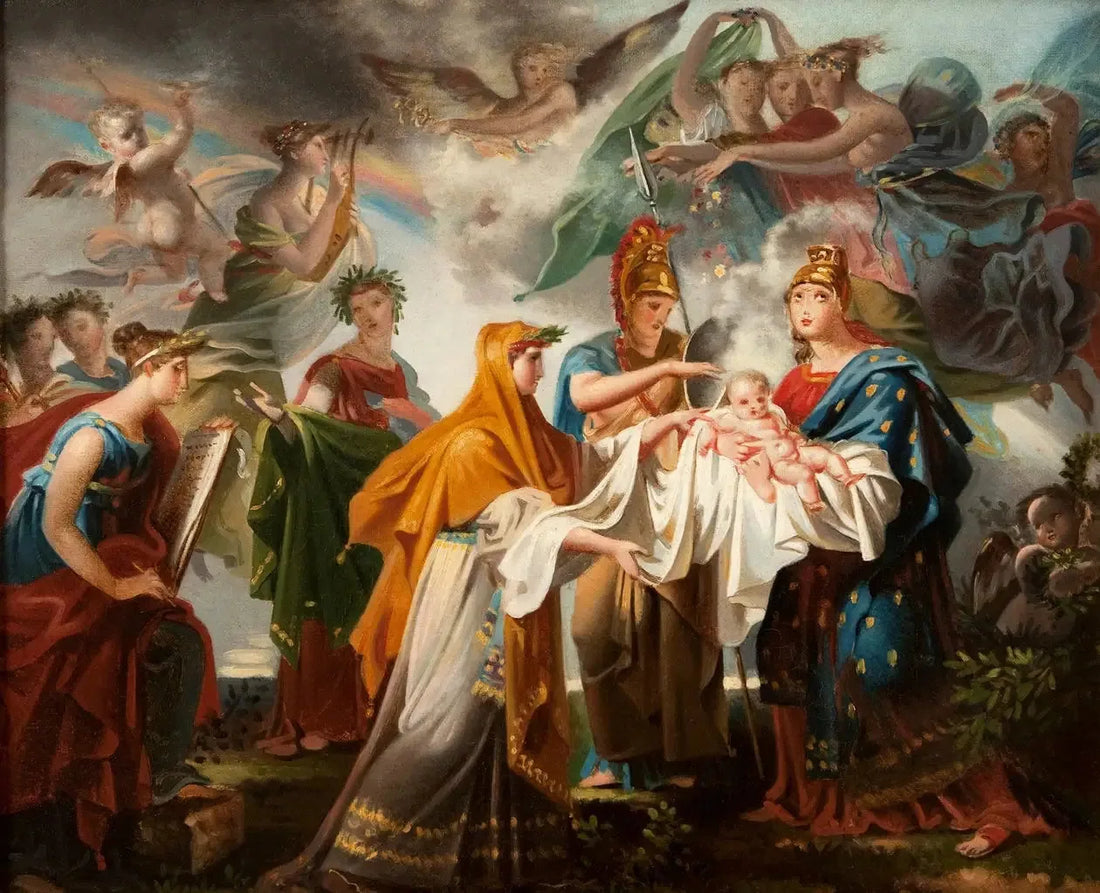 Allegoria della nascita di Luigi XIV - Charles Meynier