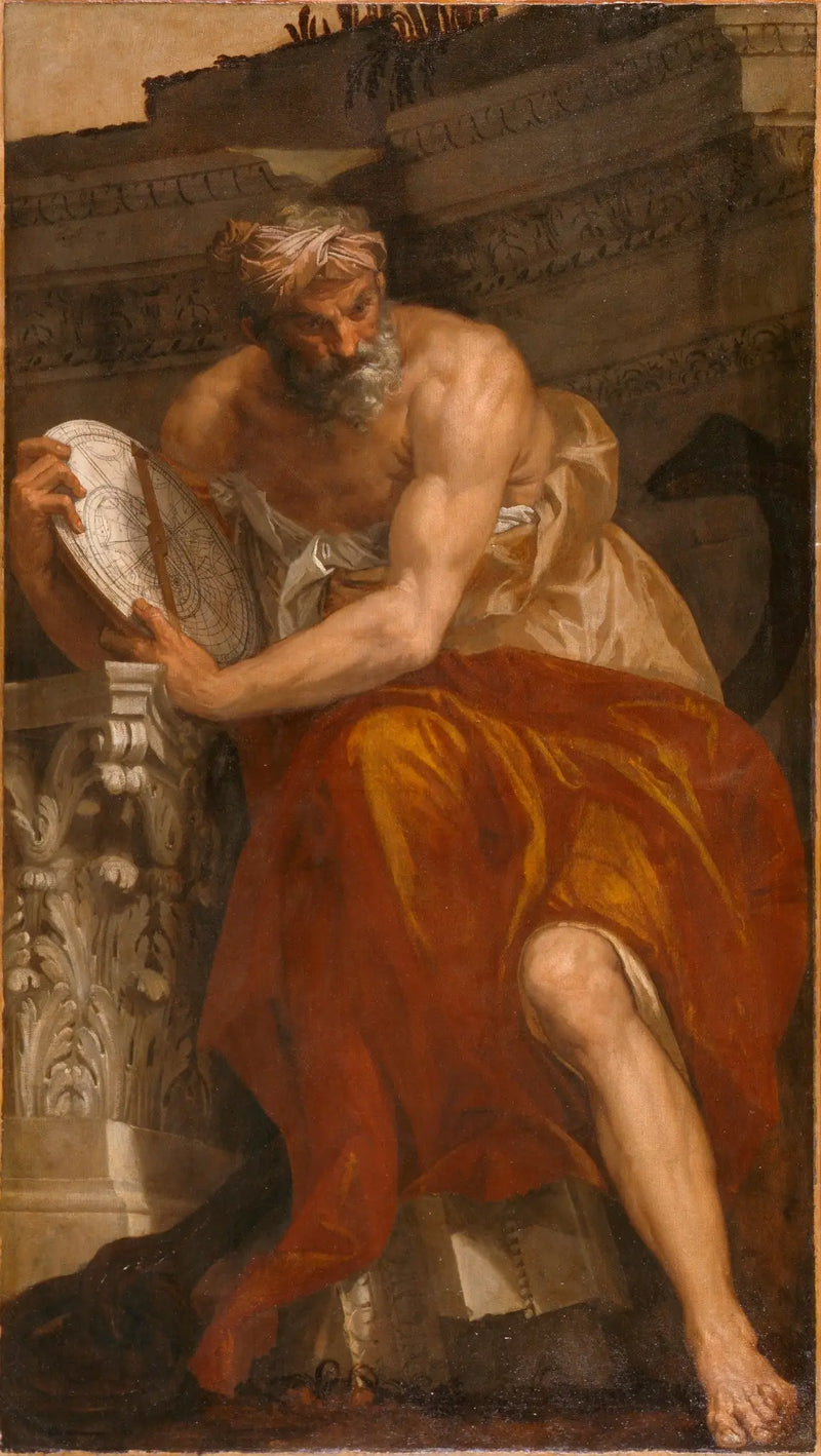 Allégorie della navigazione con un astrolabio : Tolomeo - Paolo Veronese