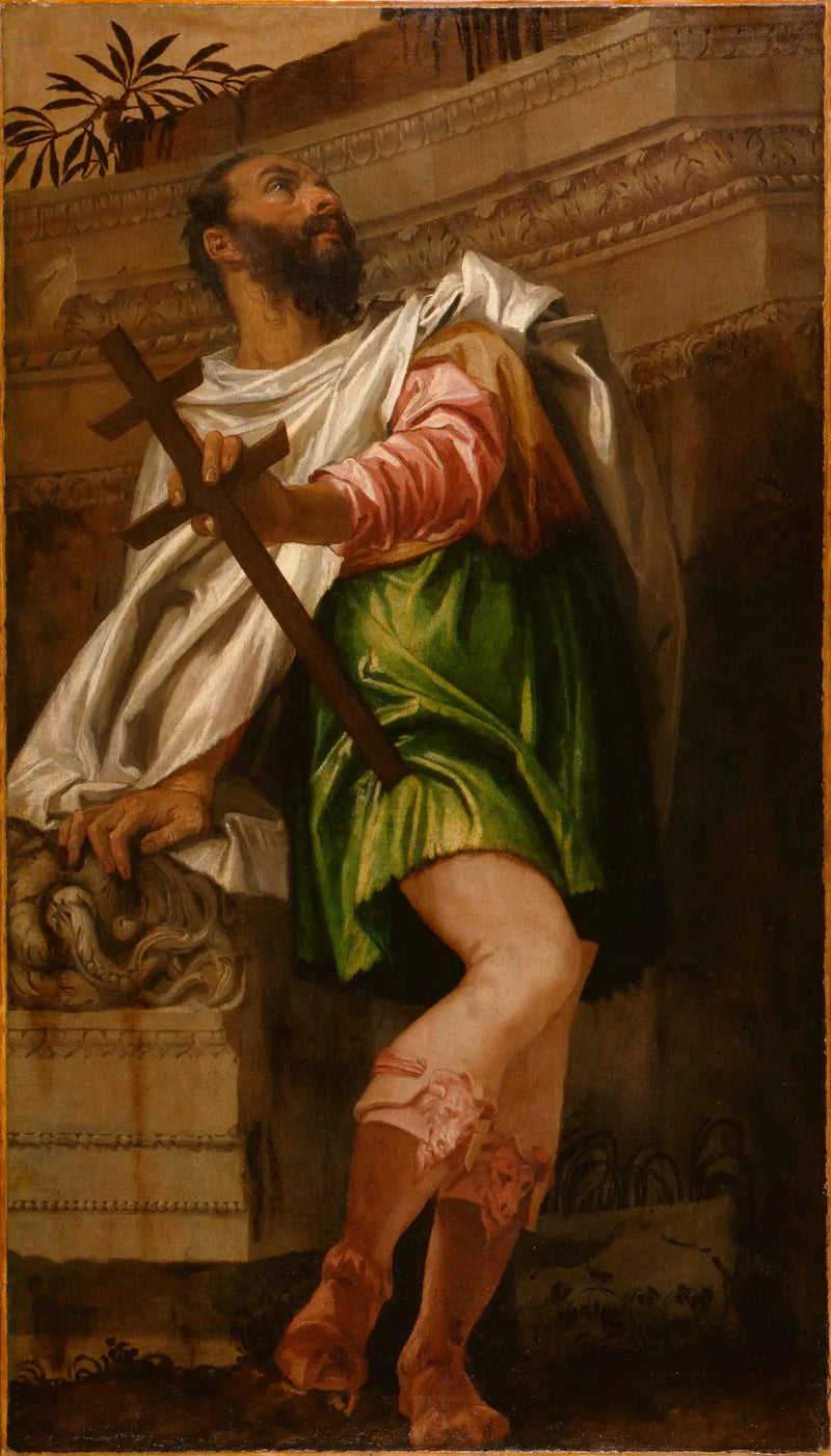 Allégorie della navigazione con un bastone incrociato : Averroès - Paolo Veronese