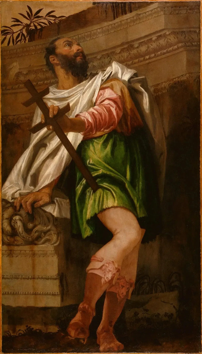 Allégorie della navigazione con un bastone incrociato : Averroès - Paolo Veronese