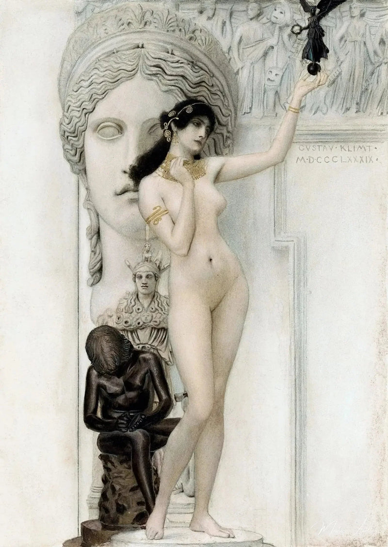 Allegoria della scultura - Gustav Klimt