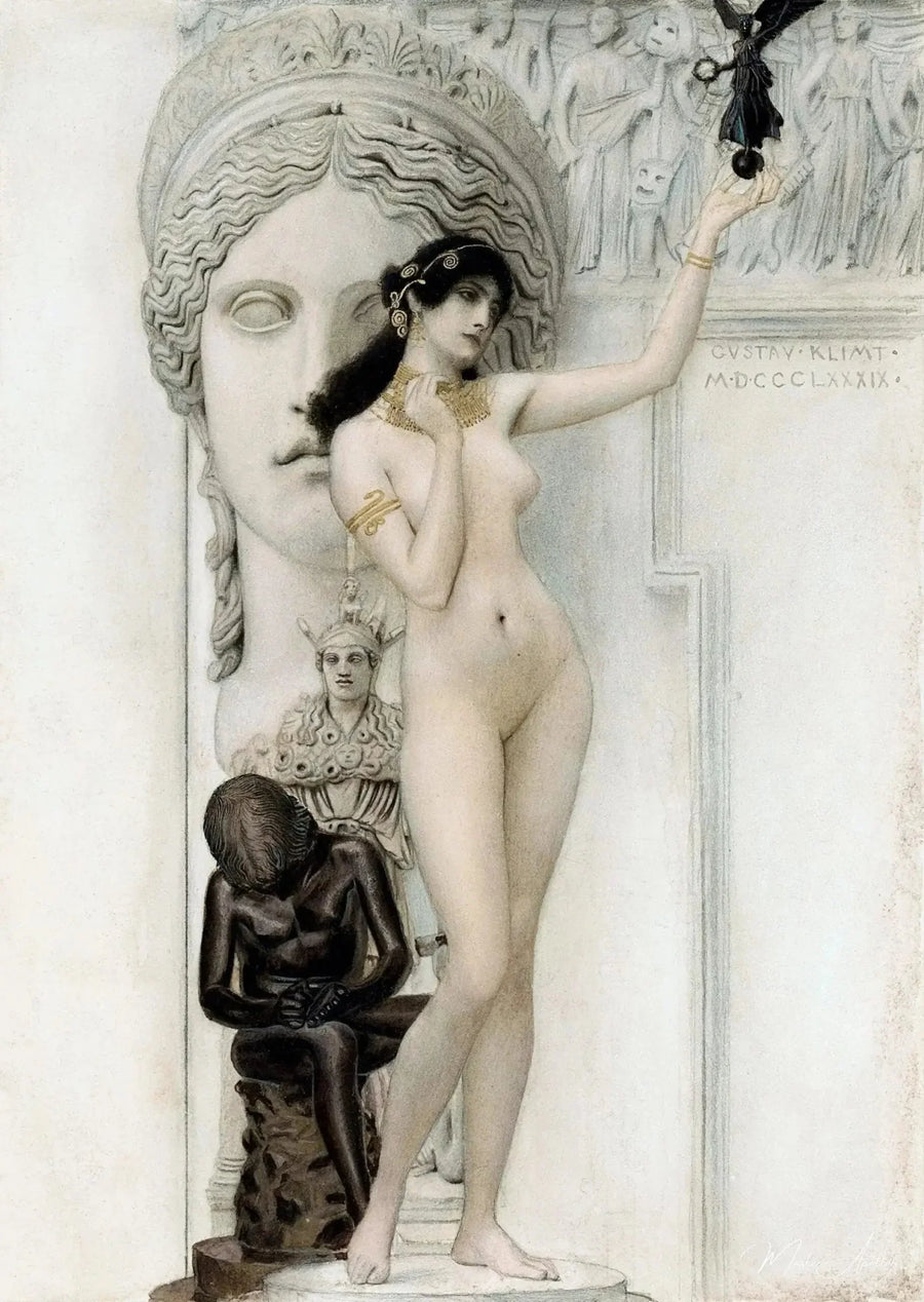 Allegoria della scultura - Gustav Klimt