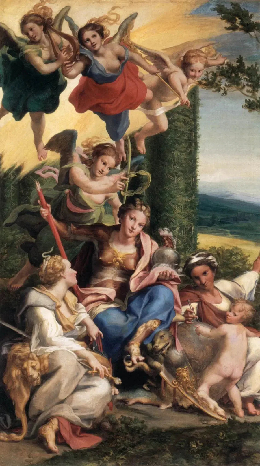 Allegoria della Virtù - Antonio da Correggio