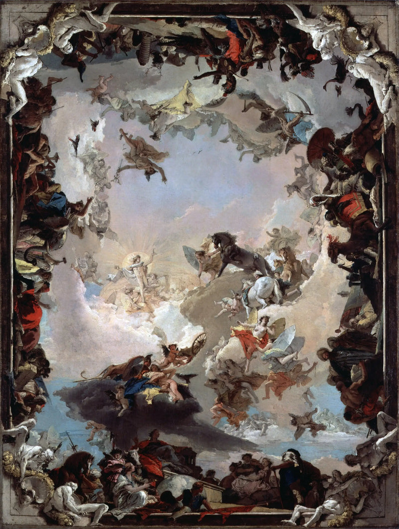 Allégorie des planètes e dei continenti - Giovanni Battista Tiepolo