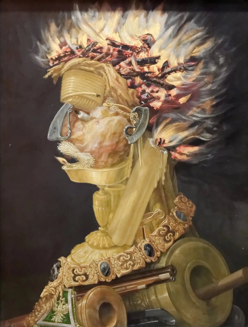 Allégorie del fuoco - Giuseppe Arcimboldo