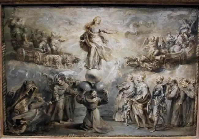 Allegoria francescana in onore dell'Immacolata Concezione - Peter Paul Rubens