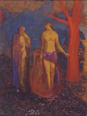 Allégorie : un albero rosso non arrossato dal sole - Odilon Redon