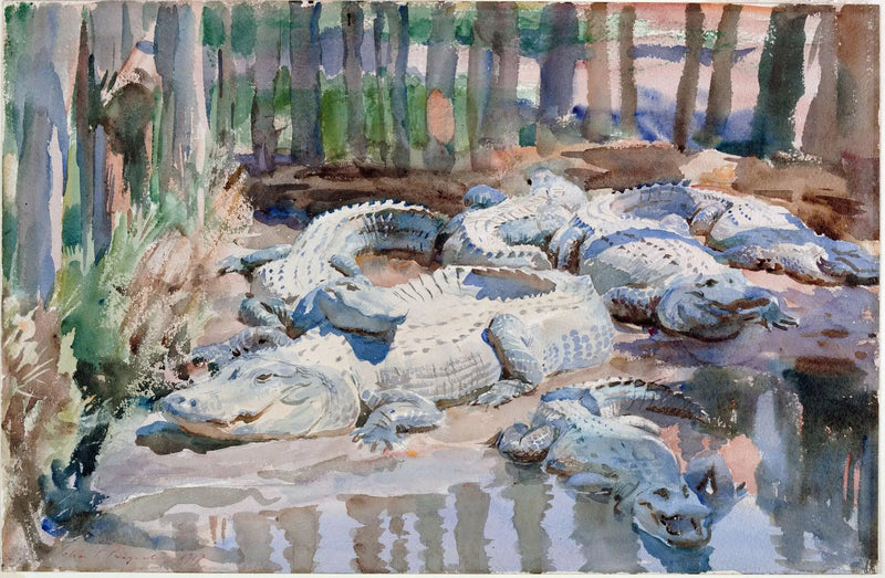 Alligatori fangosi - John Singer Sargent