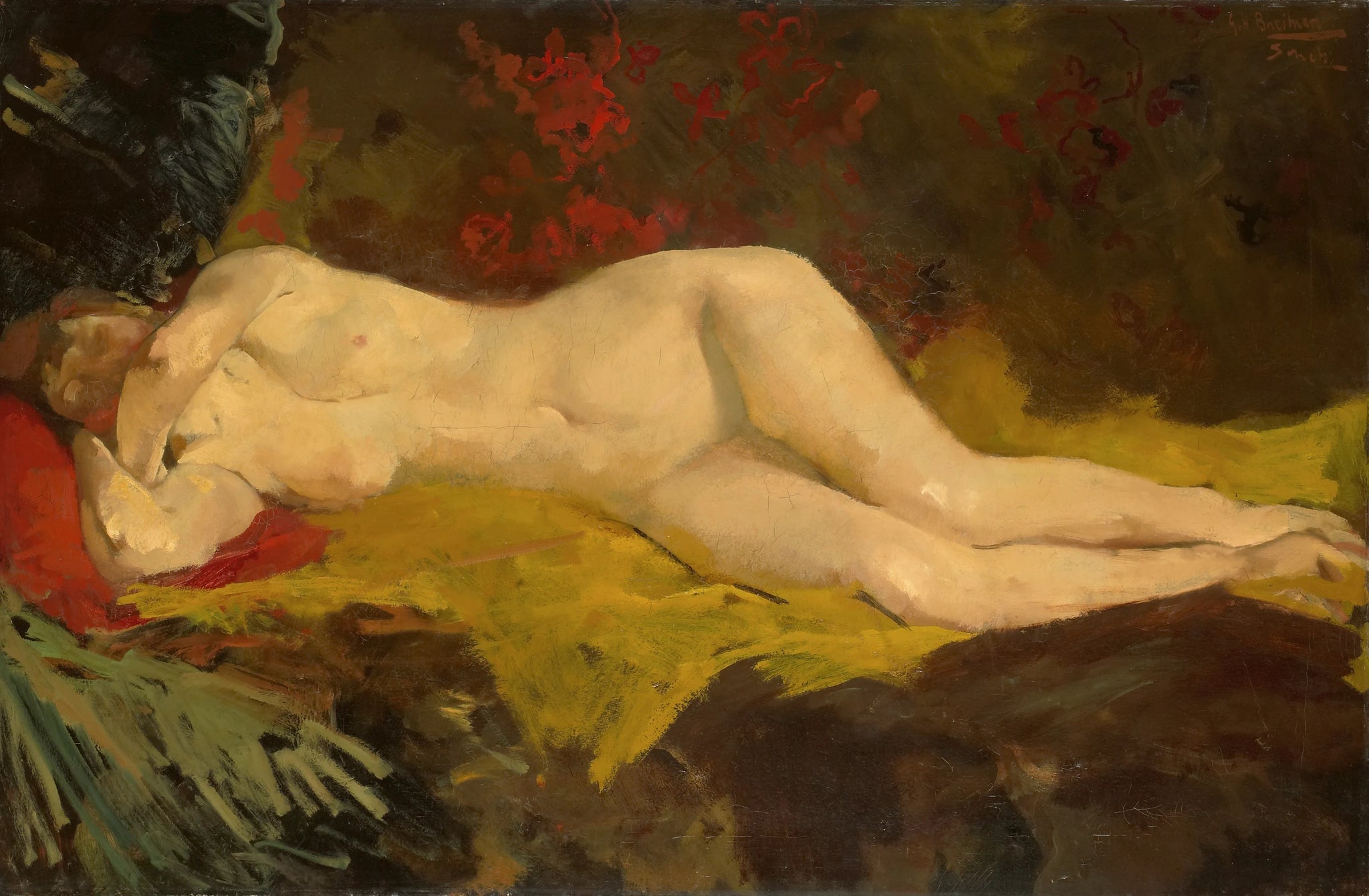 Allongé nu - George Hendrik Breitner