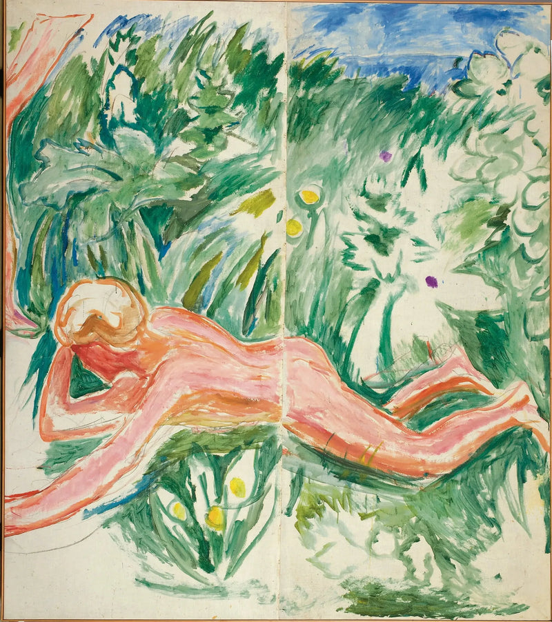 Alma Mater: ragazzo sdraiato - Edvard Munch