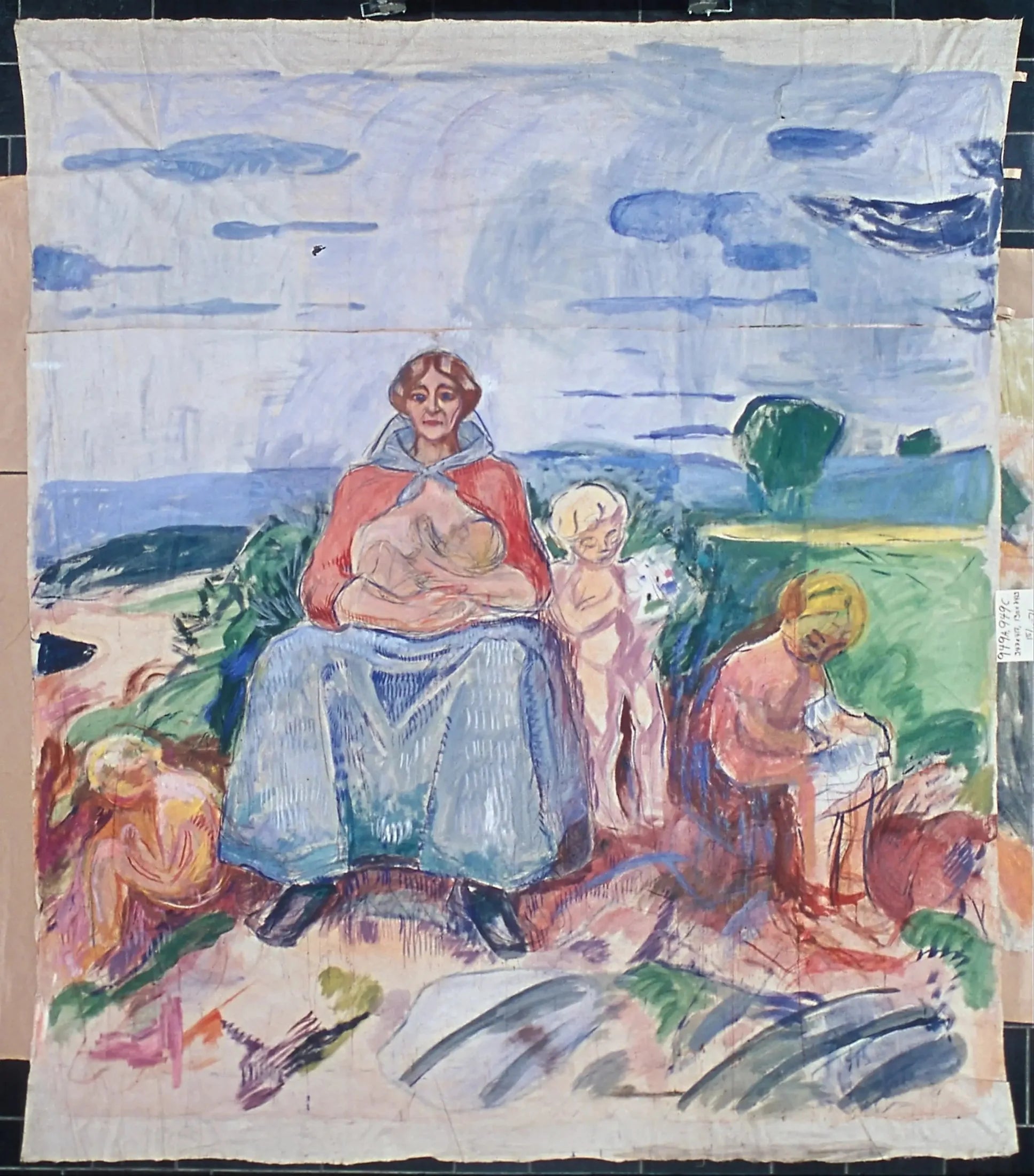 Alma Mater : partie centrale - Edvard Munch image 1 reproduction de peinture à l’huile