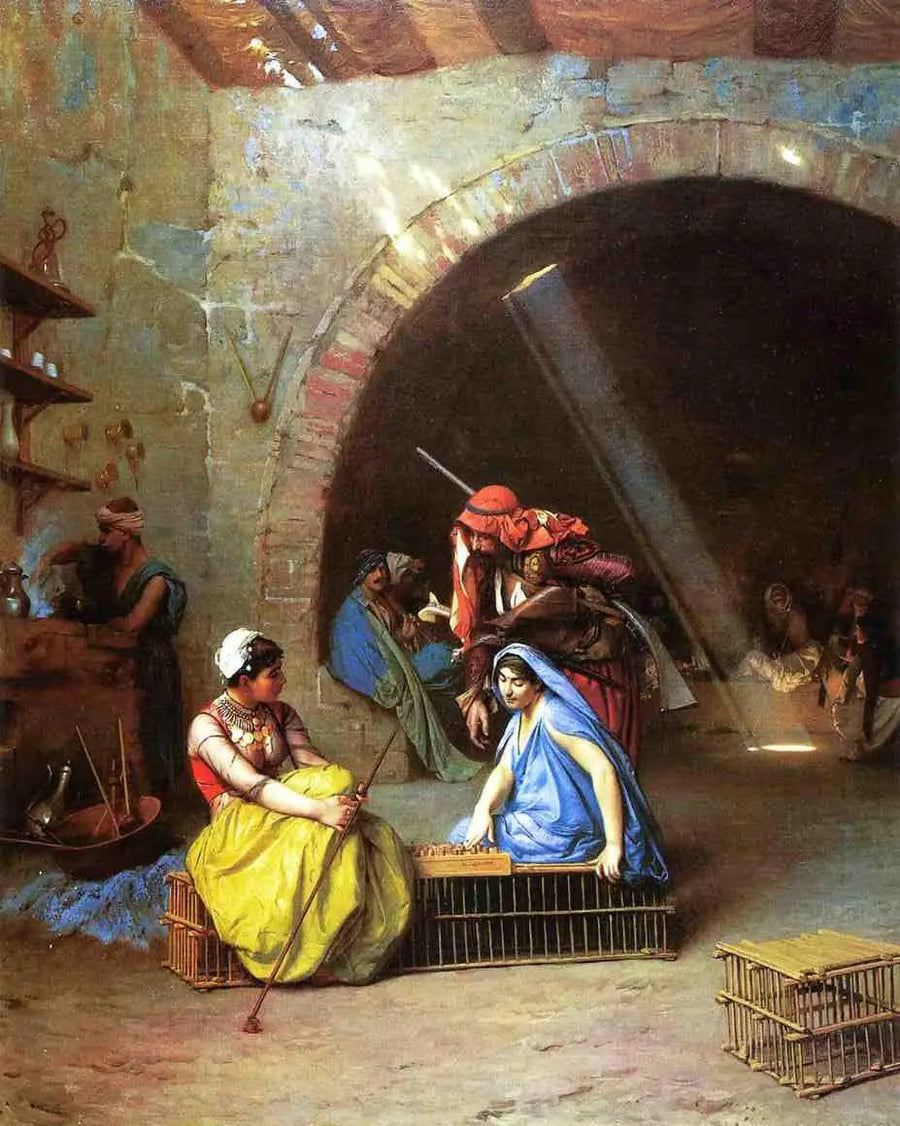 Almées che giocano a scacchi - Jean-Léon Gérôme