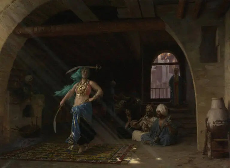 Almeh che esegue la danza della spada - Jean-Léon Gérôme