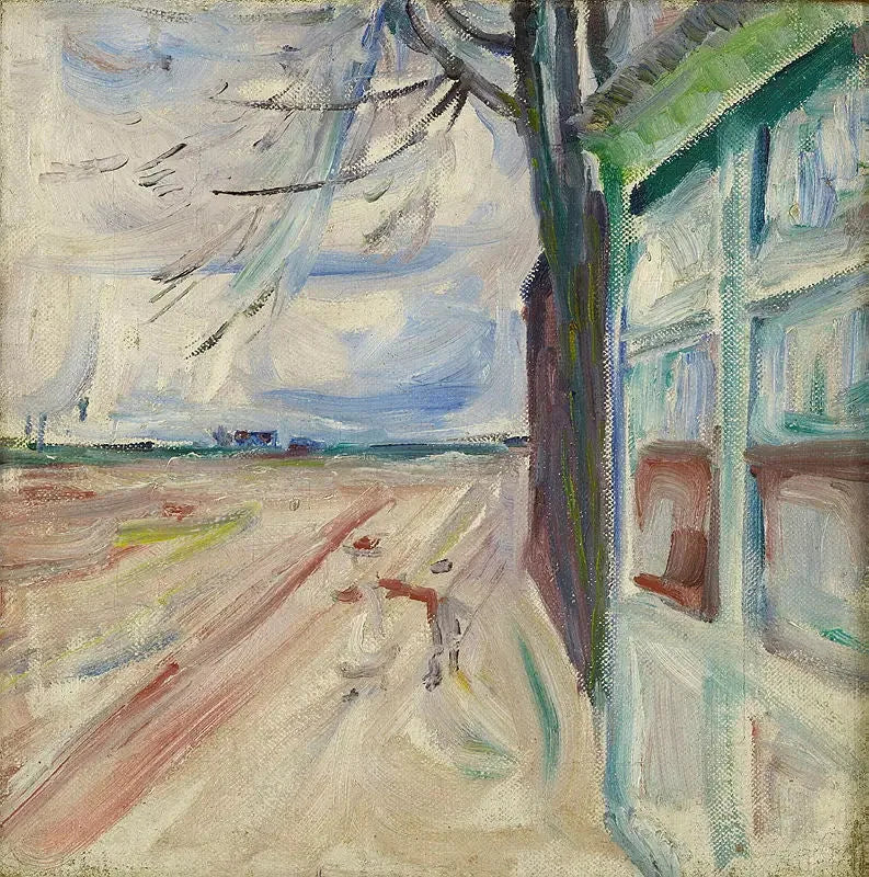 Al Fiume, Warnemünde - Edvard Munch