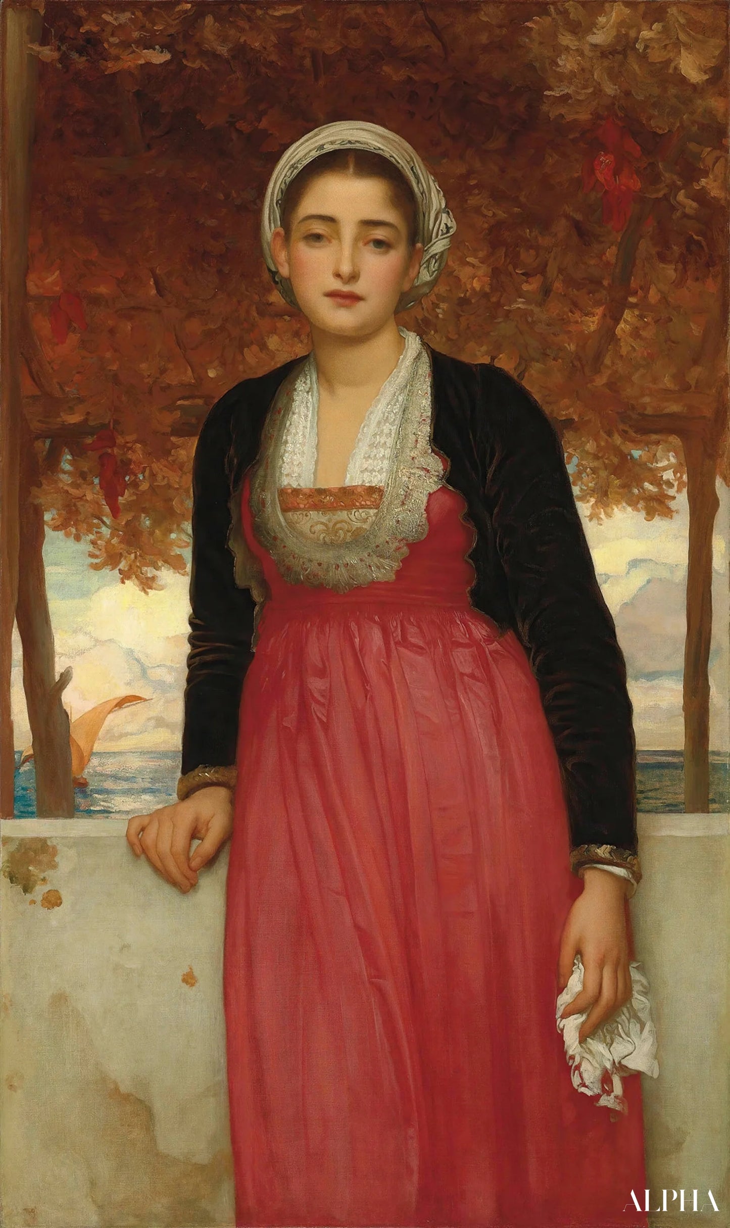 Amarilla - Frederic Leighton Riproduzioni di dipinti a olio