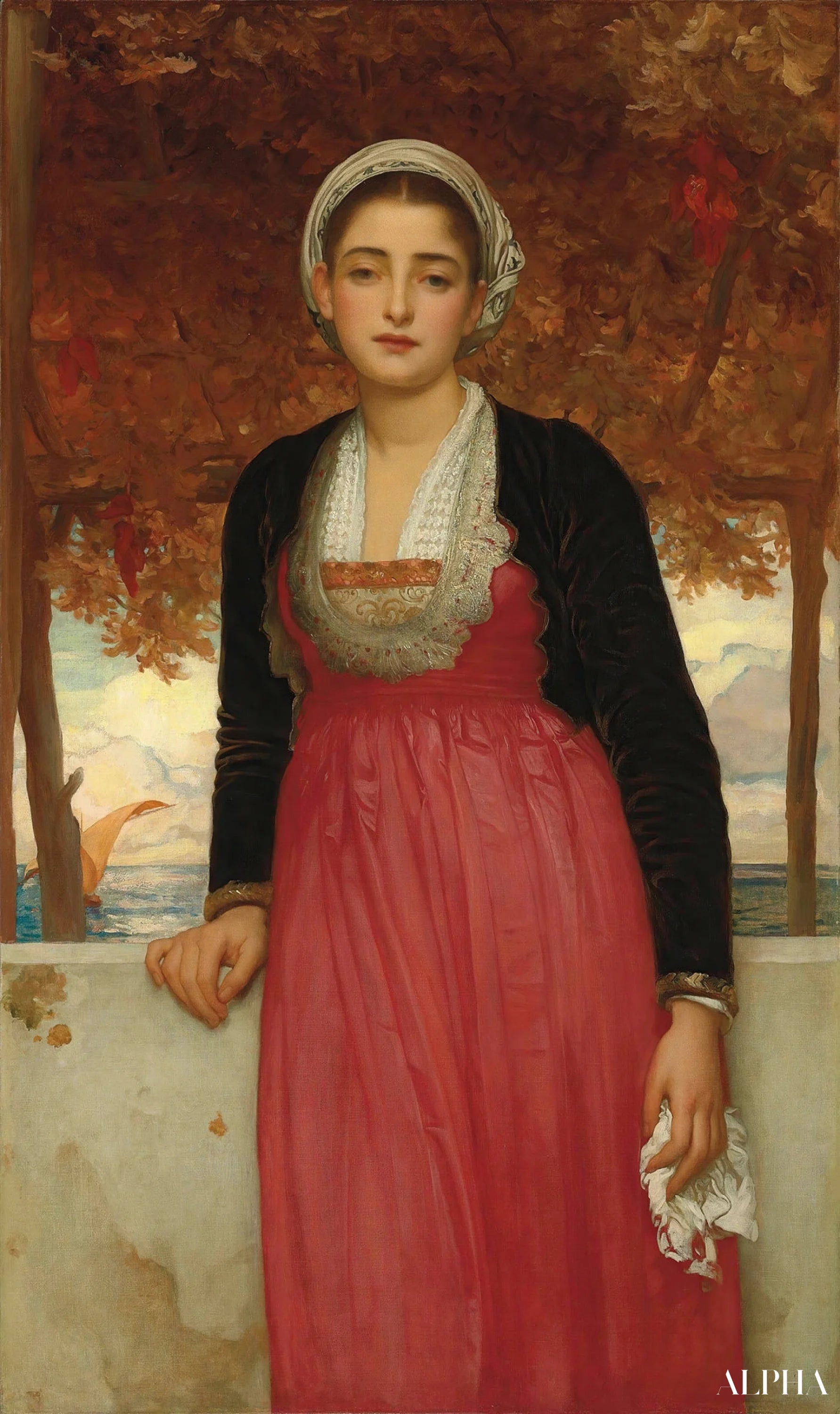 Amarilla - Frederic Leighton Riproduzioni di dipinti a olio