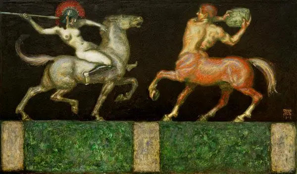Amazzone e Centauro - Franz von Stuck