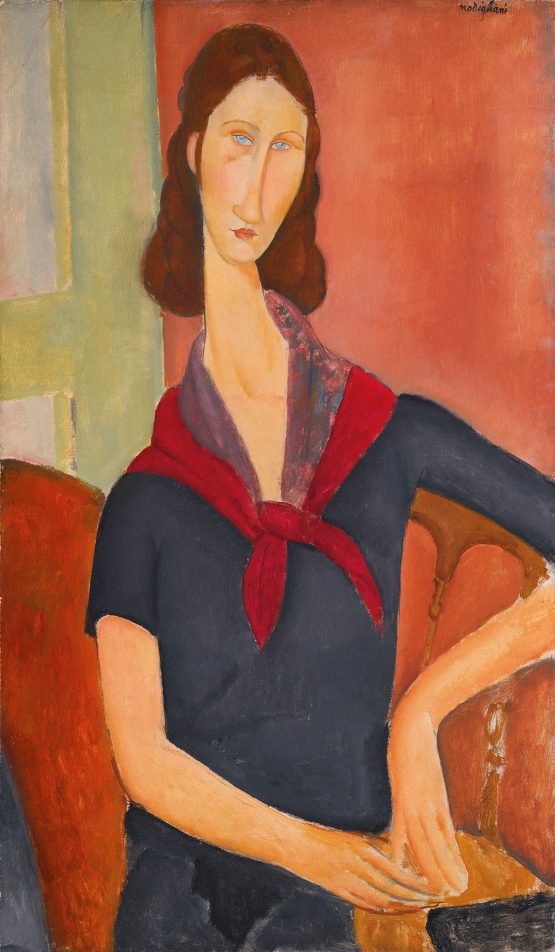 Jeanne Hébuterne au foulard - Amedeo Modigliani