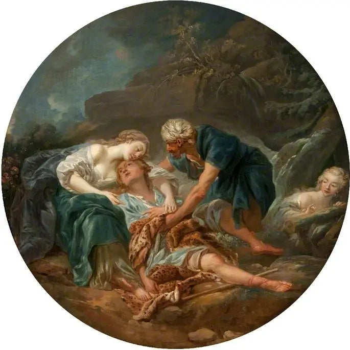 Amintas risorto da Sylvia - François Boucher