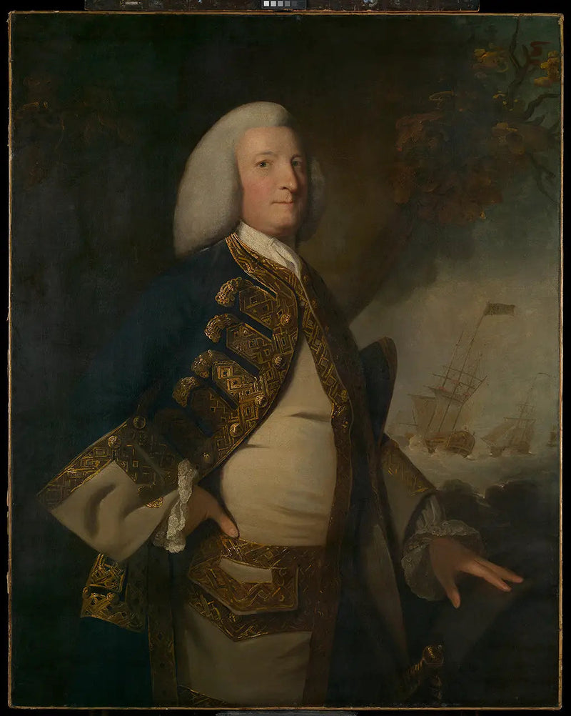 Amiral Sir George Anson, 1er barone Anson (1697-1762) - Joshua Reynolds