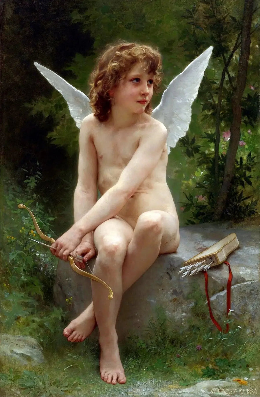 Amore in agguato - Bouguereau