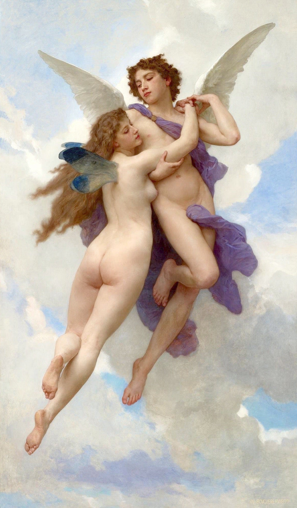 L’Amour et Psyché (1899) de William-Adolphe Bouguereau
