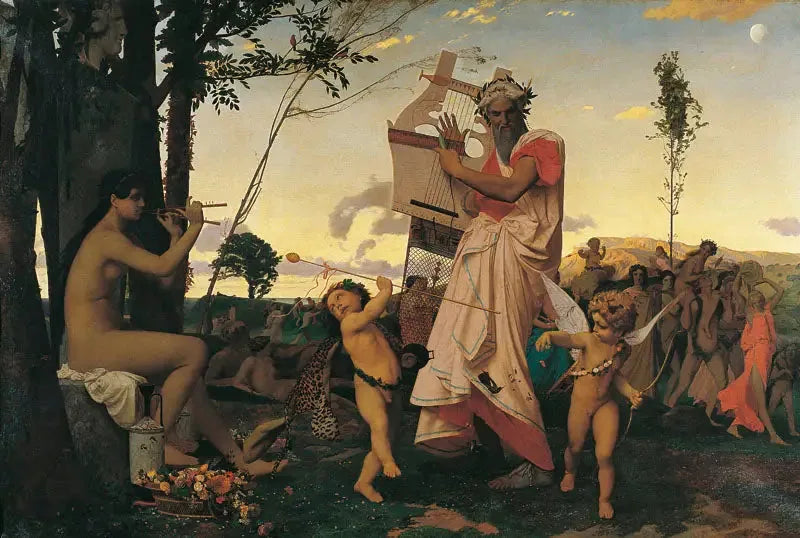 Anacreonte, Bacco e l'Amore - Jean-Léon Gérôme