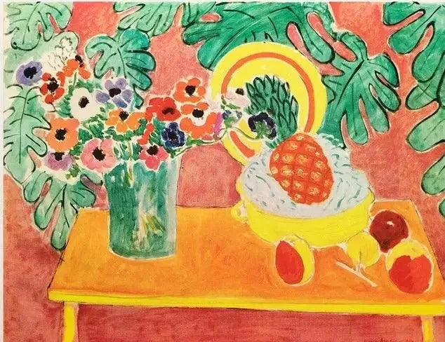 Ananas e anemoni - Henri Matisse