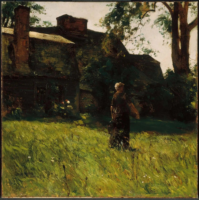 Vecchia casa Fairbanks, Dedham, Massachusetts - Childe Hassam